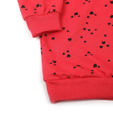 Girls Full Sleeves Sweat Shirt - Dark Pink, Girls Hoodies & Sweat Shirts, Chase Value, Chase Value