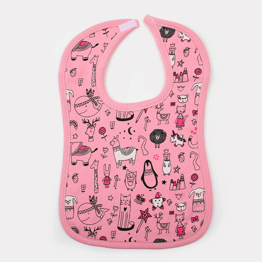 Valuable Baby Apron Bib 1 pcs - Pink