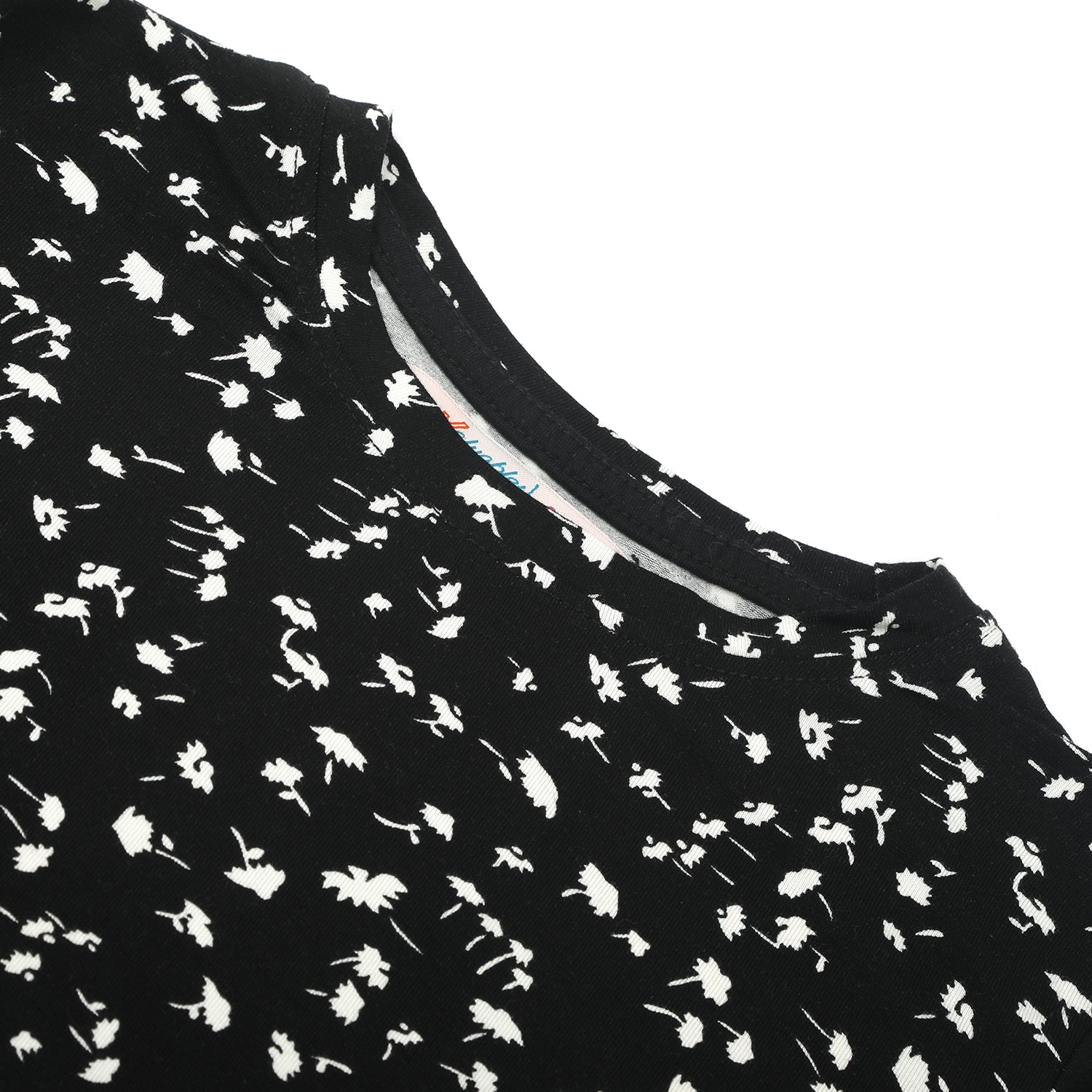 Girls Full Sleeves Knitted Top - Black, Girls Tops, Chase Value, Chase Value