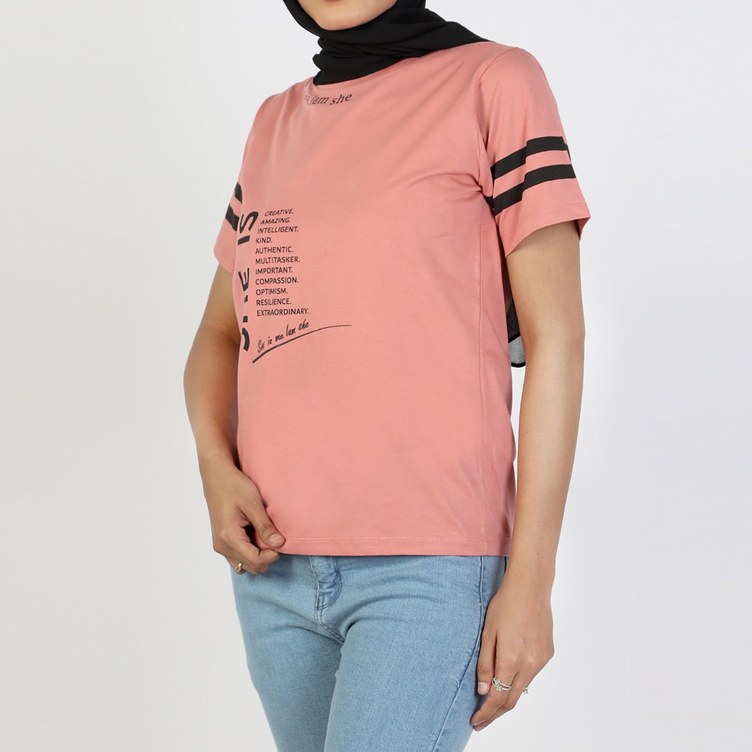 Eminent Women's Half Sleeves Printed T-Shirt - Terra Cotta, Women T-Shirts & Tops, Eminent, Chase Value