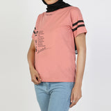 Eminent Women's Half Sleeves Printed T-Shirt - Terra Cotta, Women T-Shirts & Tops, Eminent, Chase Value