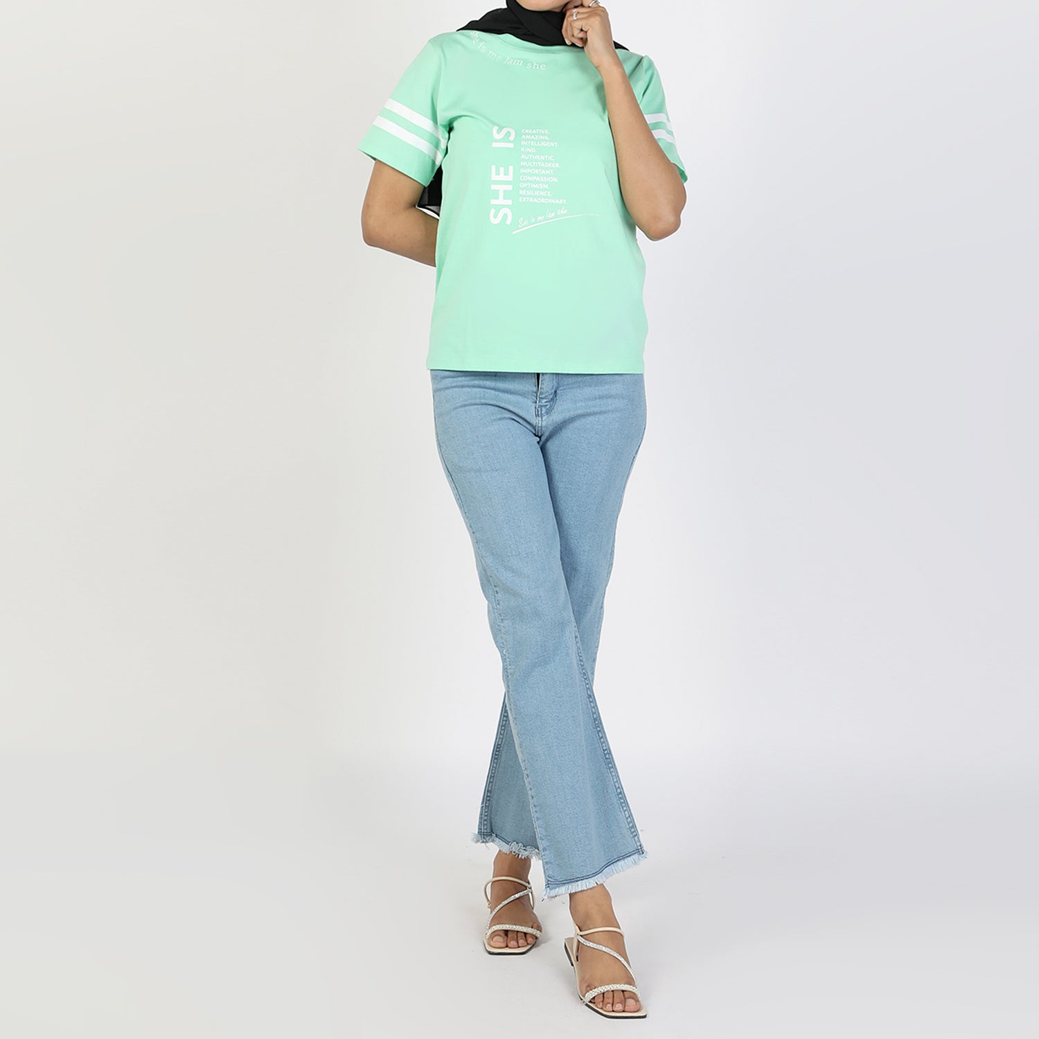 Eminent Women's Half Sleeves Printed T-Shirt - Saturated, Women T-Shirts & Tops, Eminent, Chase Value