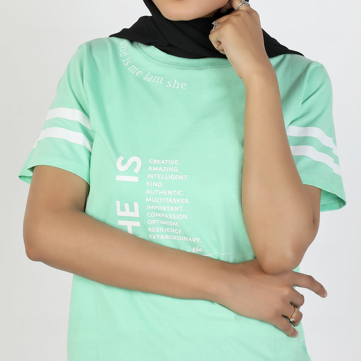 Eminent Women's Half Sleeves Printed T-Shirt - Saturated, Women T-Shirts & Tops, Eminent, Chase Value