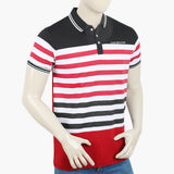 Men's Half Sleeves Fancy Polo T-Shirt - Red, Men's T-Shirts & Polos, Chase Value, Chase Value