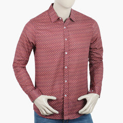 Eminent Men's Casual Printed Shirt - Maroon