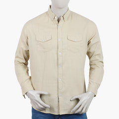 Eminent Men's Casual Full Sleeves Shirt - Beige