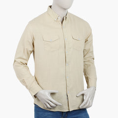 Eminent Men's Casual Full Sleeves Shirt - Beige