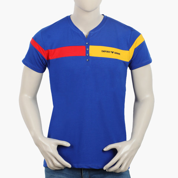 Men's Half Sleeves Polo T-Shirt - Blue