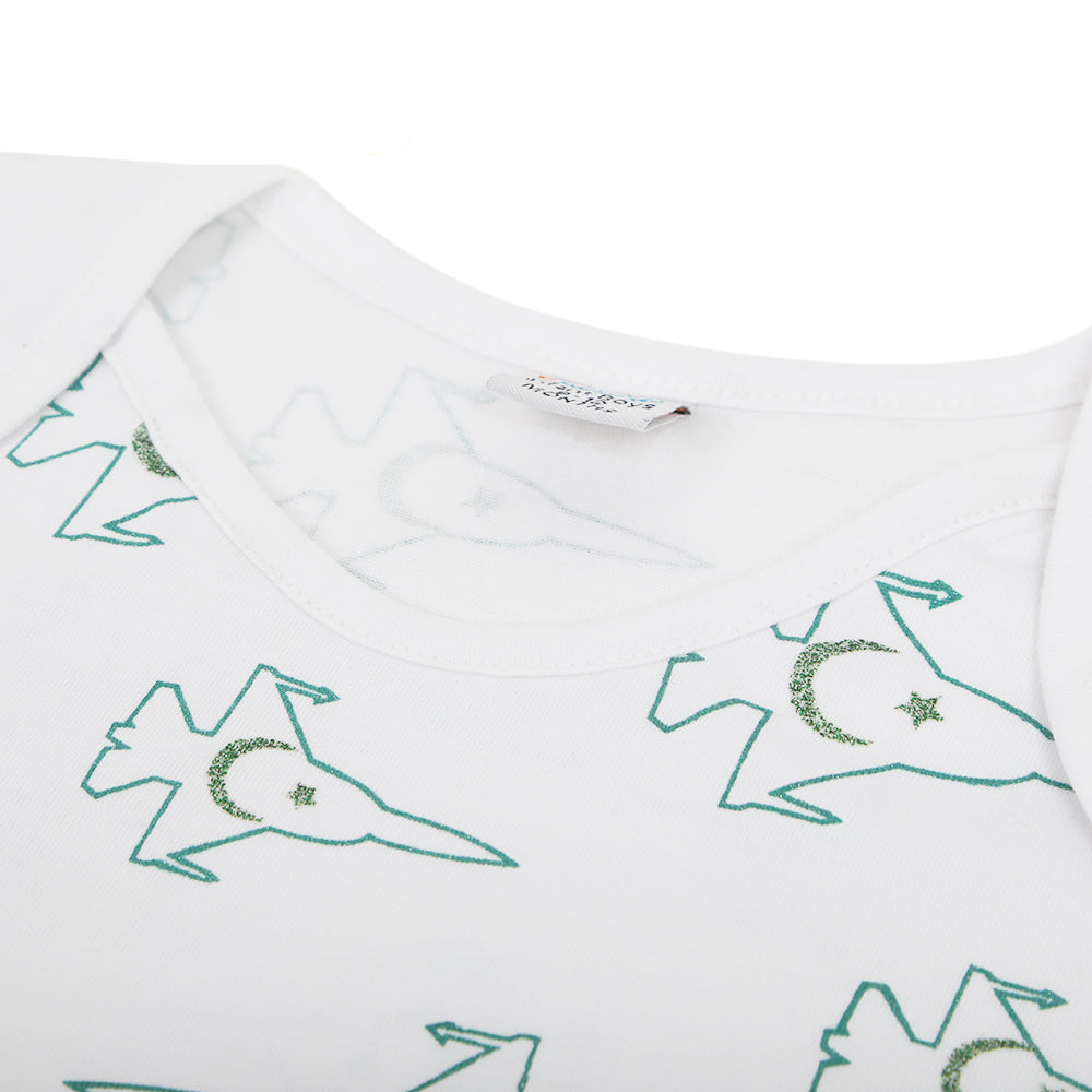 Newborn Boy Independence Romper - White, Newborn Boys Rompers, Chase Value, Chase Value