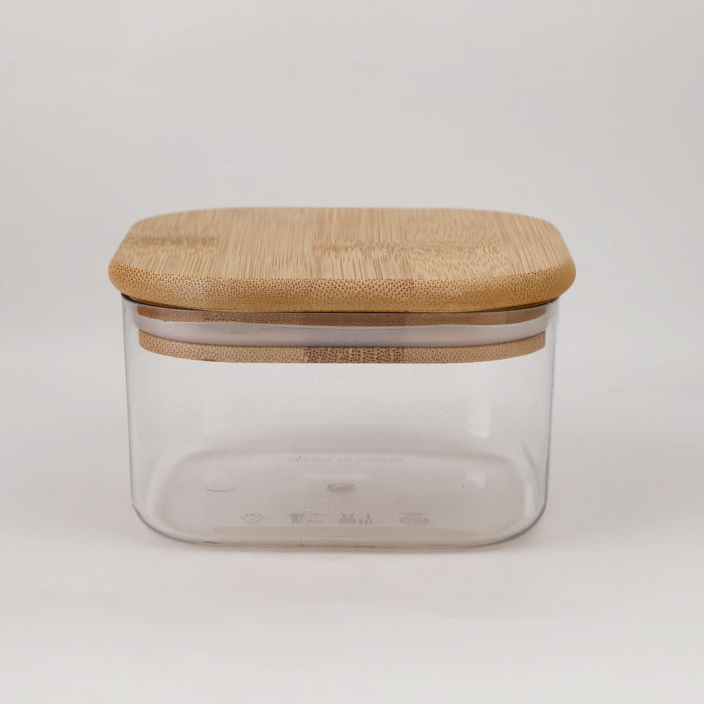 Storage Jar Wood Lid 460ml, Storage Boxes, Chase Value, Chase Value