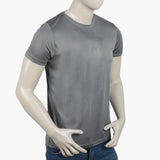 Men's Half Sleeves Round Neck T-Shirt - Dark Grey, Men's T-Shirts & Polos, Chase Value, Chase Value