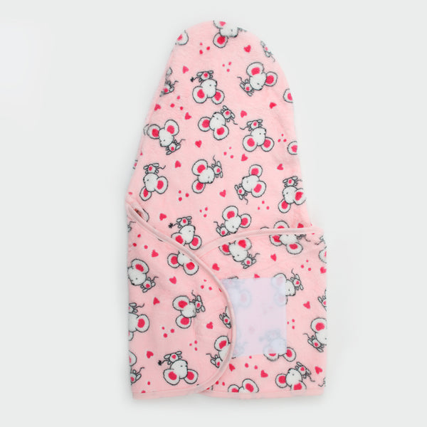 Valuable Fur Swaddle - Pink