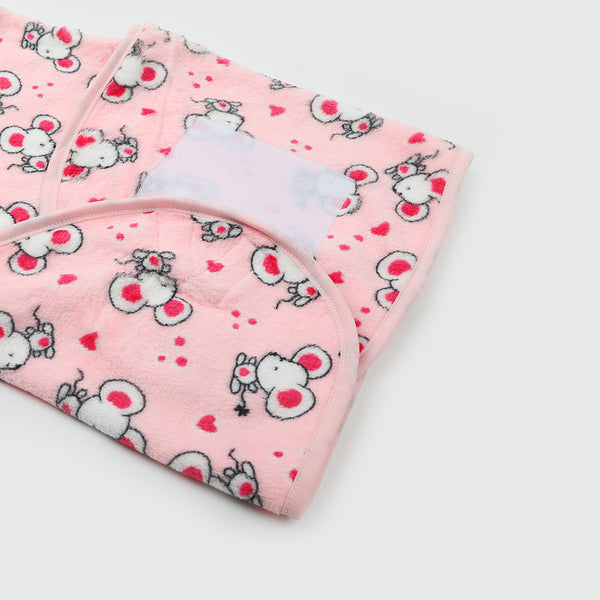 Valuable Fur Swaddle - Pink