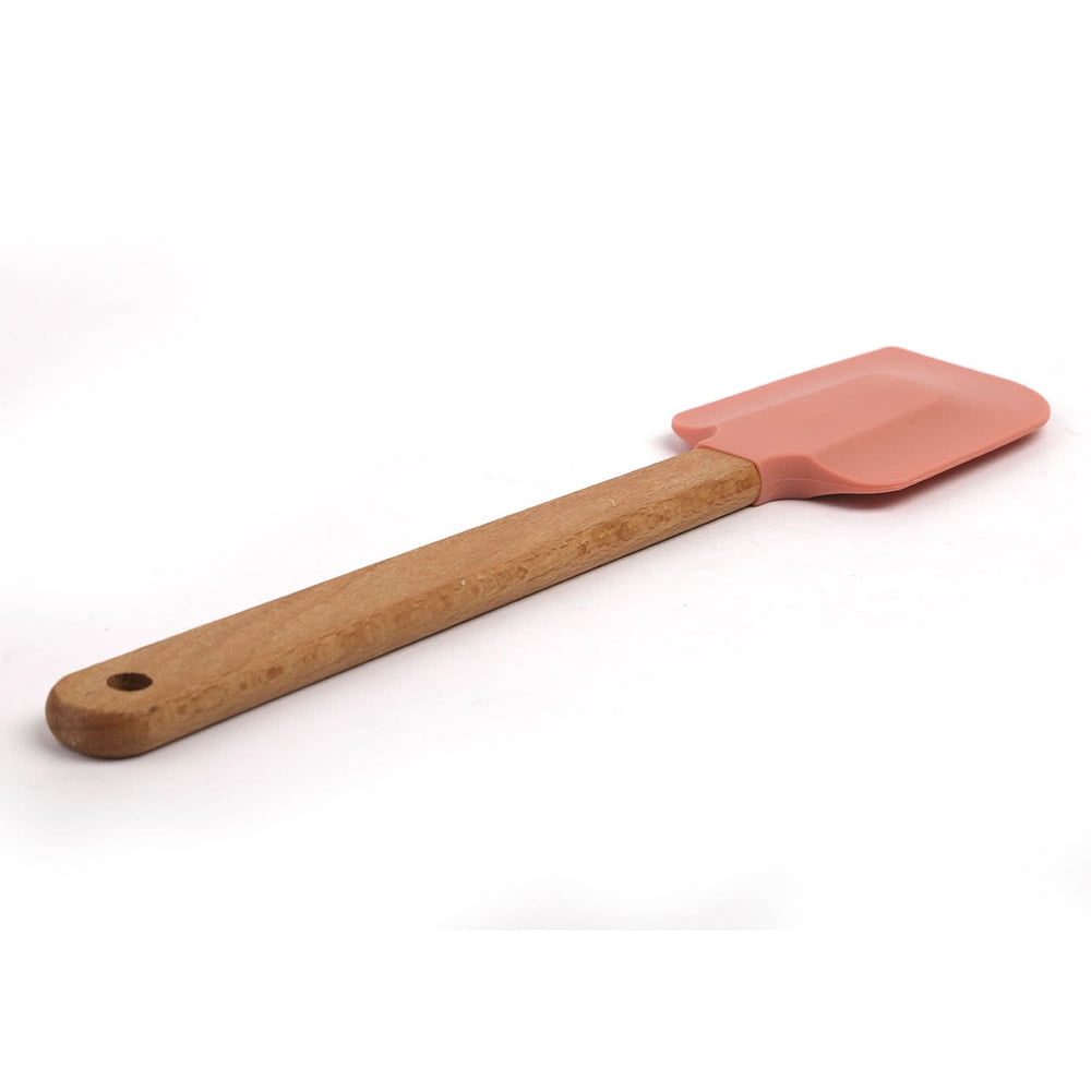 Wood Silicon Spatula - Peach, Kitchen Accessories, Chase Value, Chase Value
