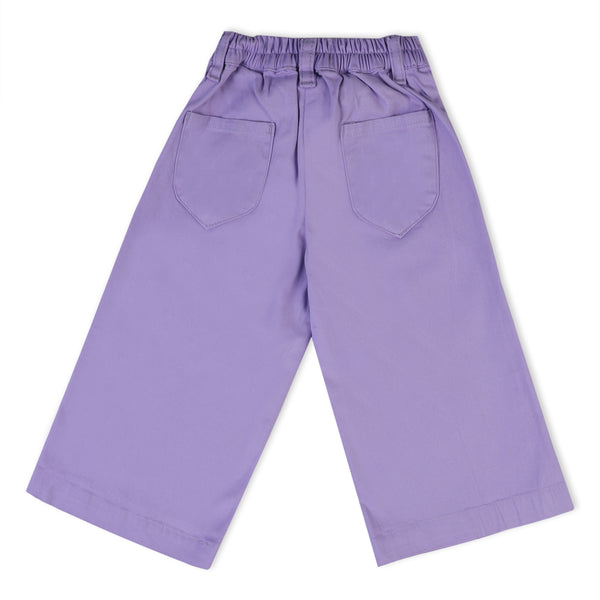 Eminent Girls Cotton Pant - Purple