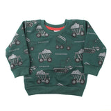 Newborn Boys Full Sleeves T-Shirt - Green, Newborn Boys Winterwear, Chase Value, Chase Value