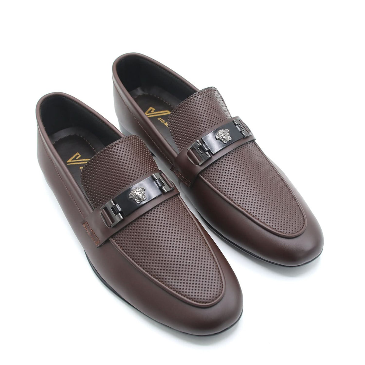 Valuable Dotted Casual Shoes 147/M305 - Brown, Men's Casual Shoes, Chase Value, Chase Value