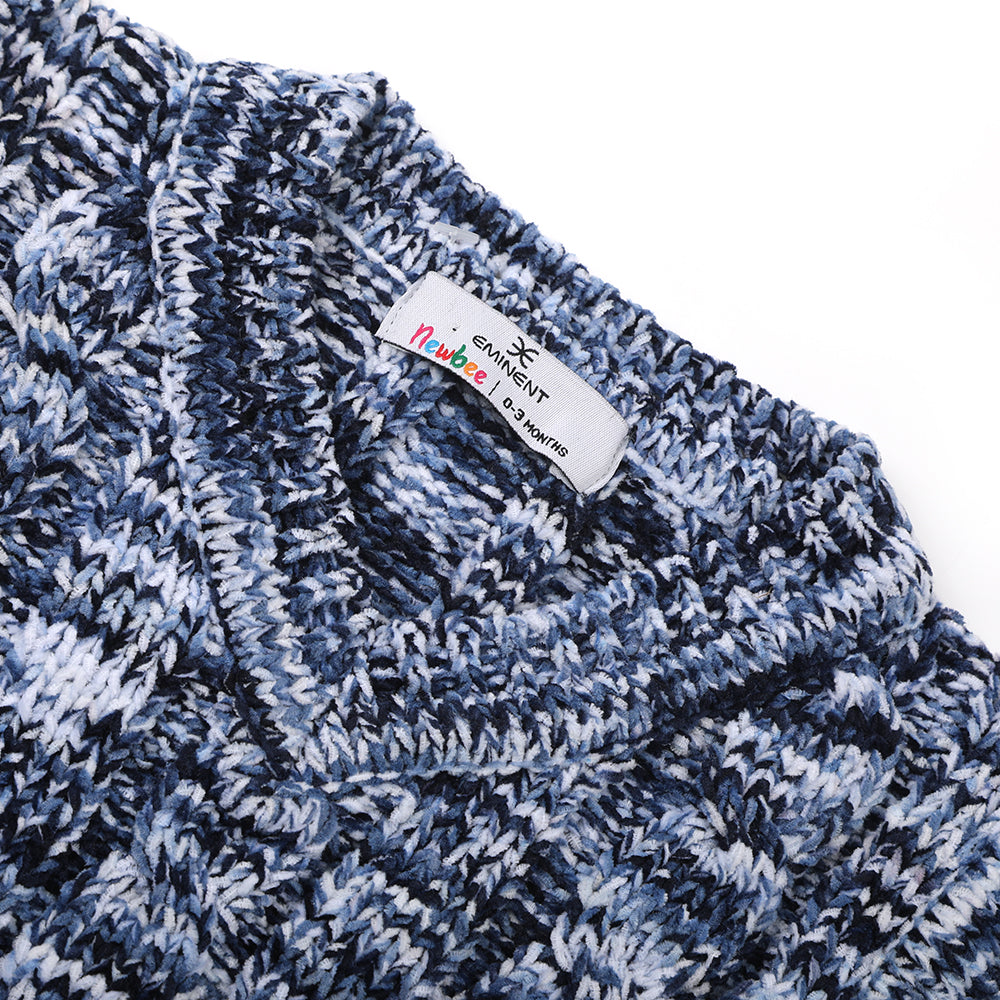 Newborn Girls Sweater - Blue, Newborn Girls Winterwear, Chase Value, Chase Value