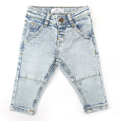 Eminent Newborn Boys Denim Pant - Blue