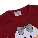 Valuable Newborn Girls Sando Suit - Maroon, Newborn Girls Sets & Suits, Chase Value, Chase Value