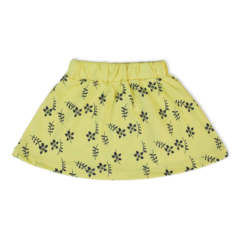 Valuable Newborn Girls Half Sleeves Skirt Suit - Yellow, Newborn Girls Sets & Suits, Chase Value, Chase Value