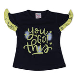 Valuable Newborn Girls Half Sleeves Skirt Suit - Yellow, Newborn Girls Sets & Suits, Chase Value, Chase Value