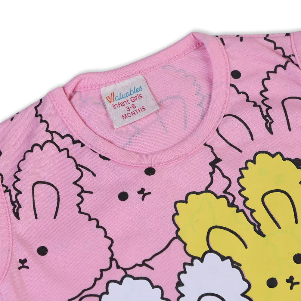 Valuable Newborn Girls Sando Suit - Baby Pink, Newborn Girls Sets & Suits, Chase Value, Chase Value