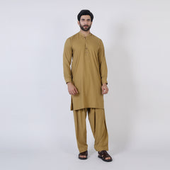 Eminent Men Trim Fit Shalwar Suit - Dhani