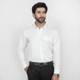 Men's Dobby Formal Shirt - White, Men's Shirts, Chase Value, Chase Value