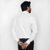 Men's Dobby Formal Shirt - White, Men's Shirts, Chase Value, Chase Value