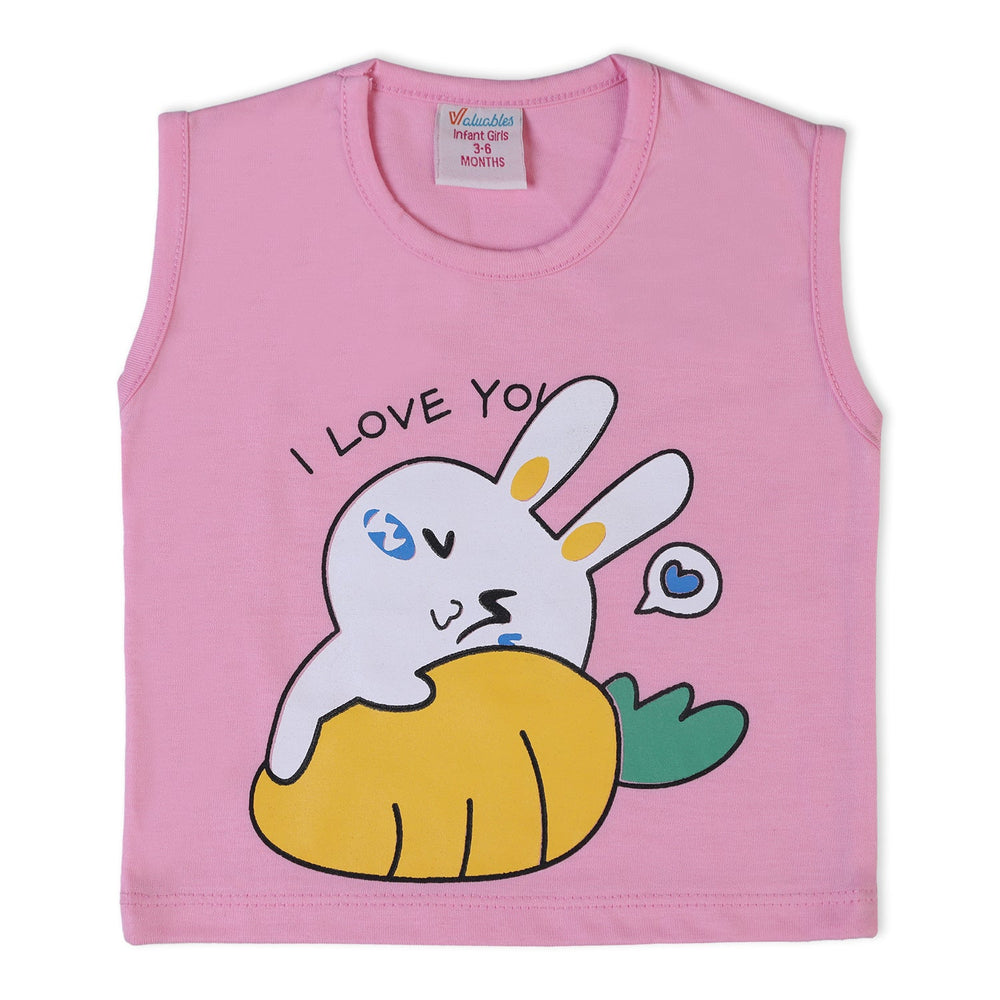 Valuable Newborn Girls Sando Suit - Baby Pink, Newborn Girls Sets & Suits, Chase Value, Chase Value