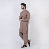 Eminent Men Trim Fit Shalwar Suit - Mauve, Men's Shalwar Kameez, Eminent, Chase Value