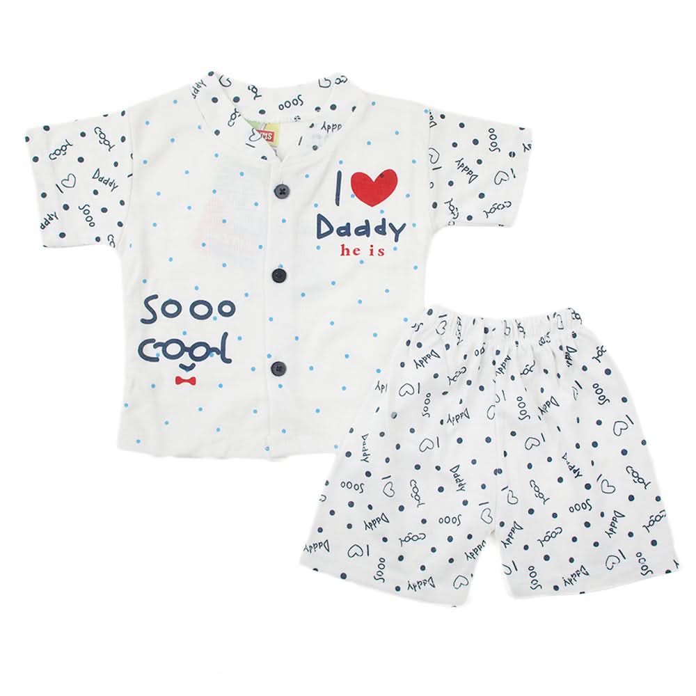 Newborn Boys Half Sleeves Suit - Red, Newborn Boys Sets & Suits, Chase Value, Chase Value