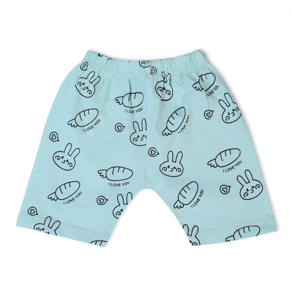 Valuable Newborn Girls Sando Suit - Cyan, Newborn Girls Sets & Suits, Chase Value, Chase Value