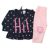 Newborn Girls Full Sleeves Suit - Pink, Newborn Girls Winterwear, Chase Value, Chase Value