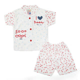 Newborn Boys Half Sleeves Suit - Navy Blue, Newborn Boys Sets & Suits, Chase Value, Chase Value