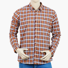 Eminent Men's Casual Check Shirt - Brown