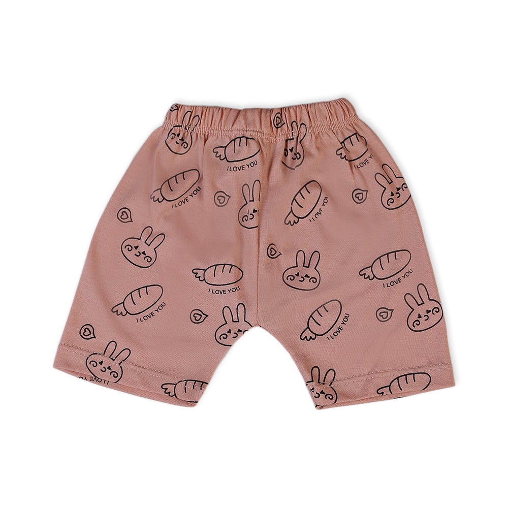 Valuable Newborn Girls Sando Suit - Peach, Newborn Girls Sets & Suits, Chase Value, Chase Value