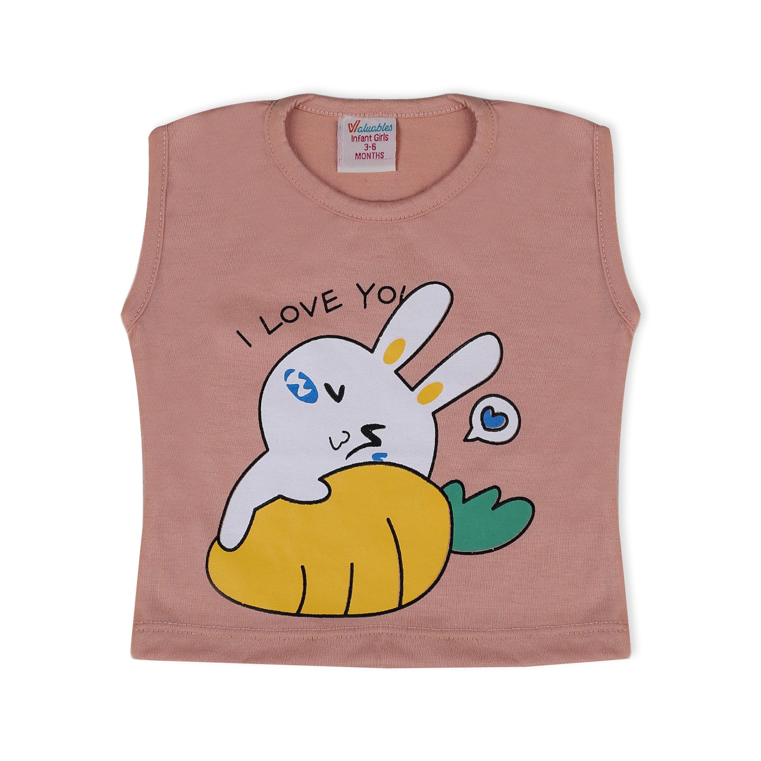 Valuable Newborn Girls Sando Suit - Peach, Newborn Girls Sets & Suits, Chase Value, Chase Value