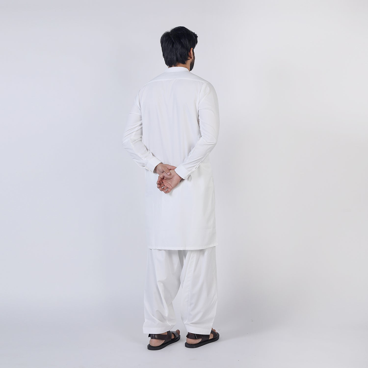 Eminent Men's Kurta Plain Shalwar Suit - Off White, Men's Shalwar Kameez, Eminent, Chase Value