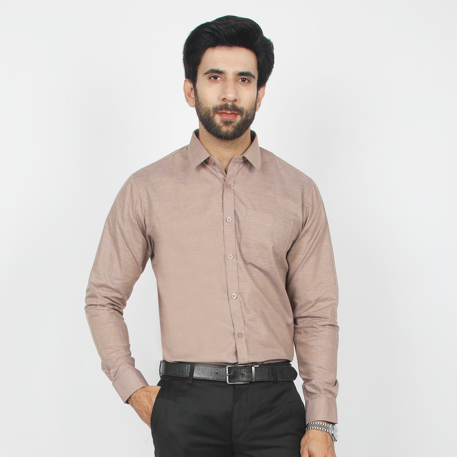 Men's Formal Chambray Shirt, Men's Shirts, Chase Value, Chase Value