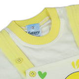 Newborn Boys Half Sleeves Romper - Yellow, Newborn Boys Rompers, Chase Value, Chase Value