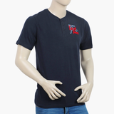 Men's Eminent Round Neck Half Sleeves Printed T-Shirt - Navy Blue, Men's T-Shirts & Polos, Eminent, Chase Value