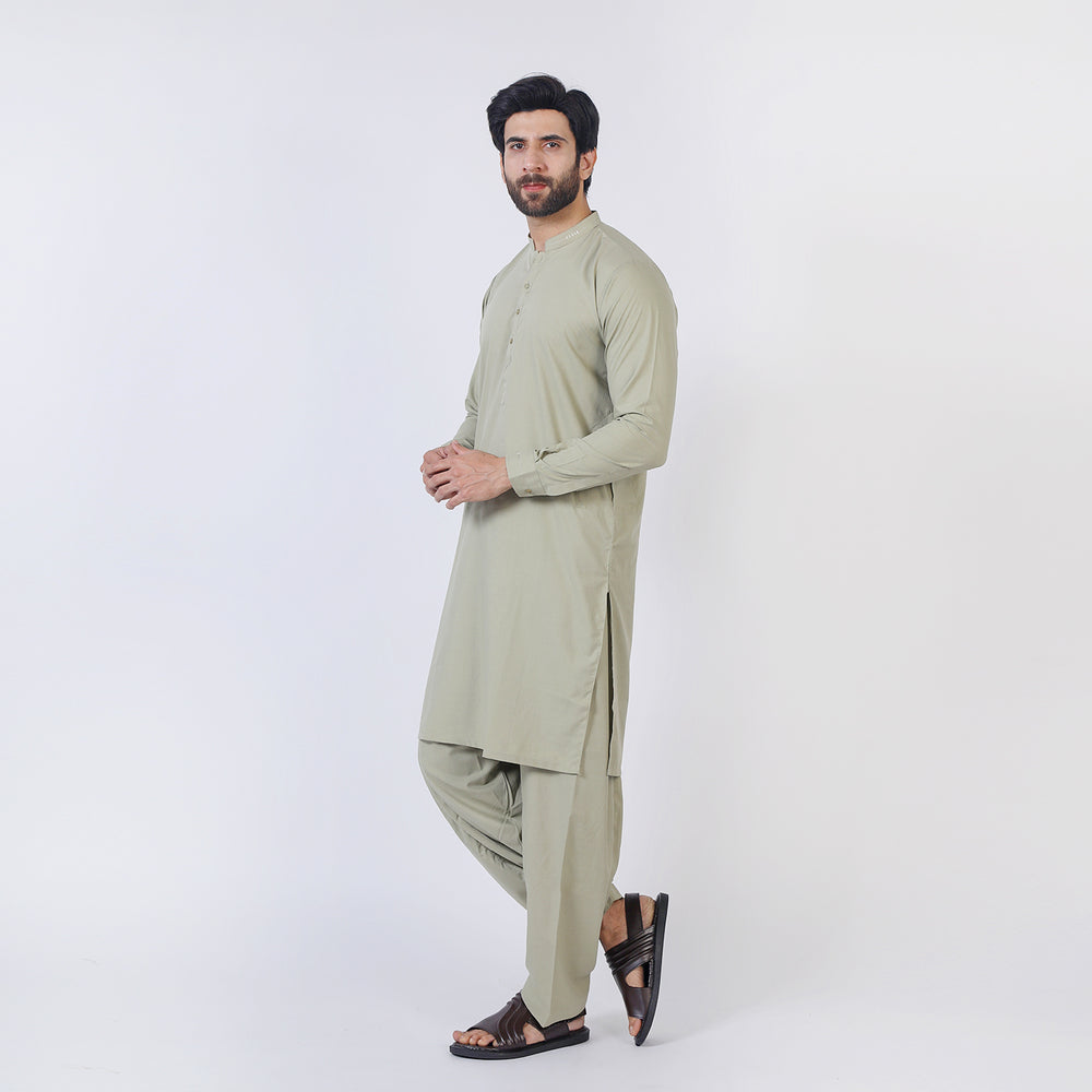 Men's Fancy Shalwar Suit - Beige, Men's Shalwar Kameez, Chase Value, Chase Value