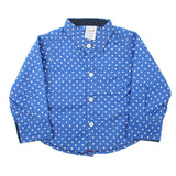 Newborn Boys Full Sleeves Shirt - Royal Blue, Newborn Boys Winterwear, Chase Value, Chase Value
