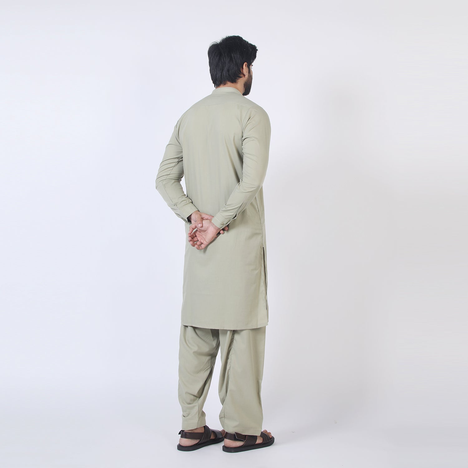 Men's Fancy Shalwar Suit - Beige, Men's Shalwar Kameez, Chase Value, Chase Value