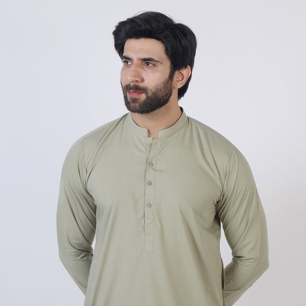 Men's Fancy Shalwar Suit - Beige, Men's Shalwar Kameez, Chase Value, Chase Value