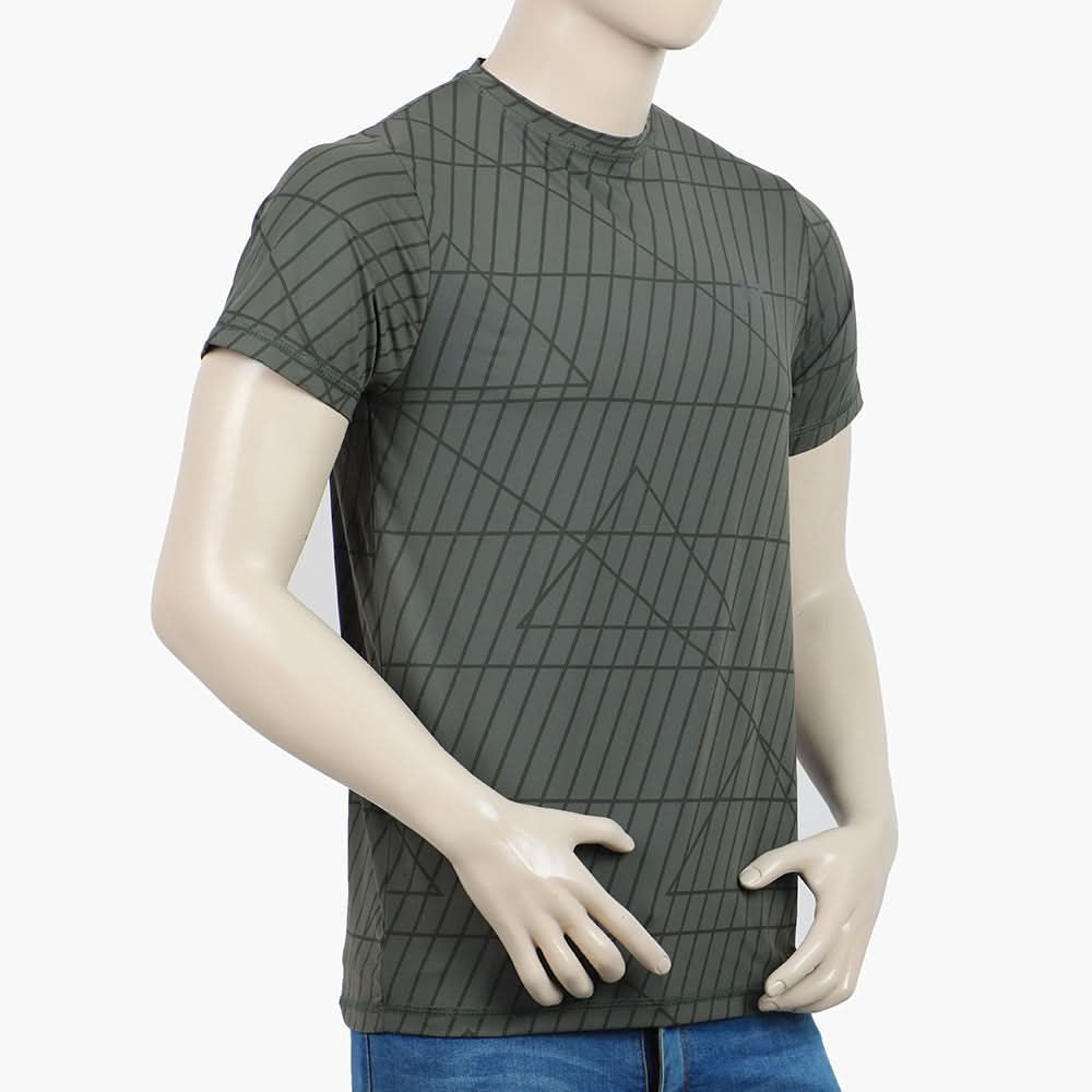 Men's Half Sleeves T-Shirt - Dark Grey, Men's T-Shirts & Polos, Chase Value, Chase Value