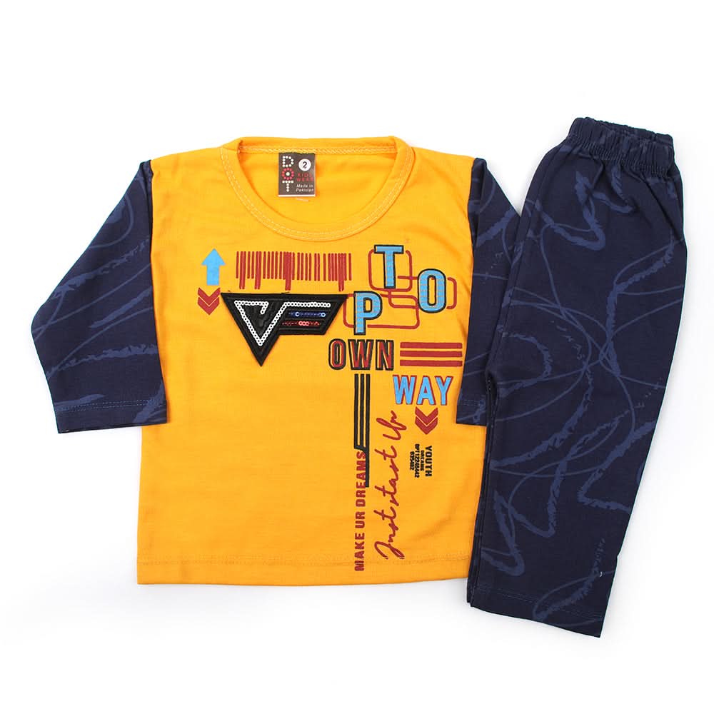 Newborn Boys Suit - Mustard, Newborn Boys Winterwear, Chase Value, Chase Value