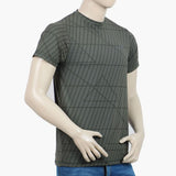 Men's Half Sleeves T-Shirt - Dark Grey, Men's T-Shirts & Polos, Chase Value, Chase Value